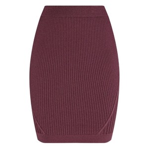 발망 골지 미니 스커트