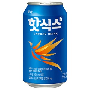 핫식스 에너지 음료, 355ml, 24개