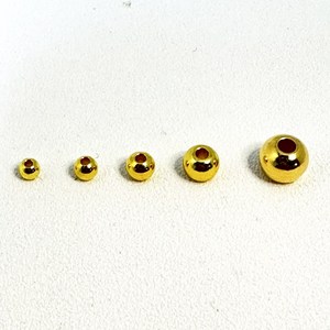 이솔앤아이 황동비드 자작채비 황동비즈 루어/플라이낚시 노싱커 웨이트용 2.8mm 3.2mm 3.8mm 4.7mm 6.4mm, 4.7mm/20개, 20개