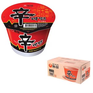 신라면 큰사발면 114g, 16개