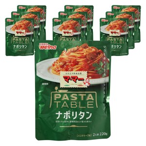 닛신 웰나 마마 파스타 테이블 나폴리탄맛, 220g, 10개