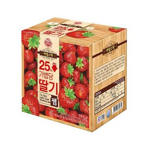 오뚜기 라이트 앤 조이 당을줄인 스틱 딸기잼, 20g, 50개