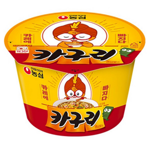 농심 카구리 큰사발면 103g, 16개