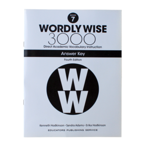 Wodly Wise 3000: Book 7 Answe Key (4/E), Educatos Pub Sevice