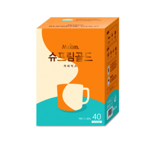 맥심 슈프림 골드 커피믹스, 13.5g, 1개입, 40개