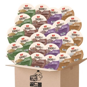 동원 양반 100밥 130g 4종기획세트(찰진밥6+오미밥6+현미밥6+흑미밥6), 130g, 24개