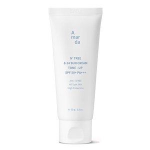 톤업 혼합자차 광채 물광 베이스 자외선 차단제 아말다 엔트리 선크림 50g(SPF50+), 1개, 50g