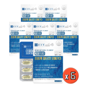 종근당 20100 초임계 알티지 오메가3 콜레스테롤 혈행개선 글리세롤 항산화 비타민 6개월, 6개, 30정