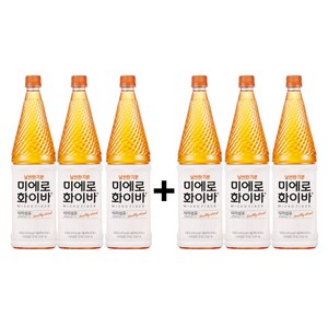 미에로화이바 1.2Lx3병+증정3병, 1.2L, 6개