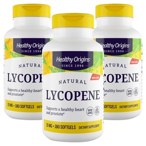 헬시오리진스 라이코펜 15mg 소프트젤, 180정, 3개