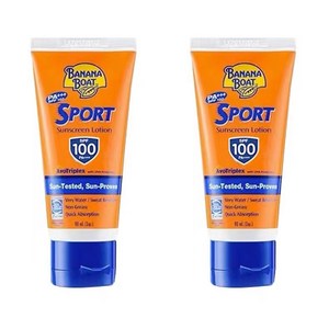 바나나보트 스포츠 썬 스프레이 로션 자외선차단제 spf110 Banana Boat suncreen lotion SPF110 PA+++ 90ml, 2개