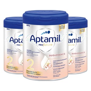 압타밀 프로푸투라 듀오어드밴스 분유 2단계, 800g, 3개