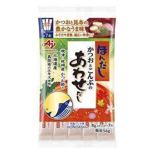 아지노모토 혼다시 (가다랑어 다시마 육수) 분말 다시 가루 (8g X 7봉입) 1개, 56g, 1개
