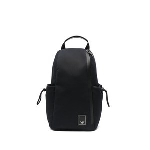 엠포리오아르마니 로고 패치 백팩