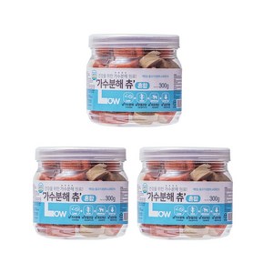 우리주 가수분해 저알러지 츄300g(혼합)3개