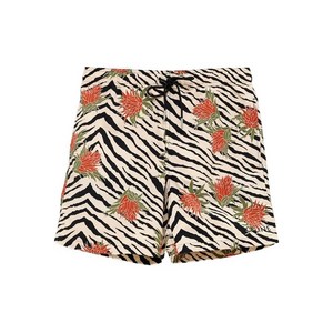 셀린느 지브라 프린트 스윔 쇼츠, 베이지계열+블랙계열, S(KR 95)