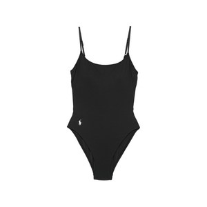 폴로랄프로렌 로고 자수 원피스 수영복, 블랙계열, Standard M(KR 66)