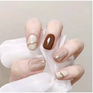 미룬토 상큼발랄 셀프 붙이는 네일팁 6종 24p 1세트, 1개, AOO2