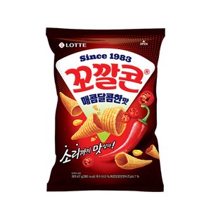 롯데제과 꼬깔콘 매콤달콤맛, 67g, 20개