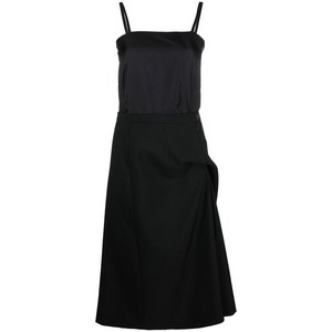 메종 마르지엘라 골지 울 미디 드레스, 블랙계열, Italy 44(KR 66)