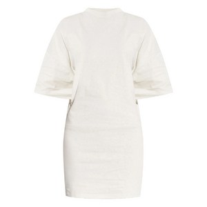 발렌시아가 short-sleeve T-shirt mini dress, 베이지계열, Standard M(KR 66)