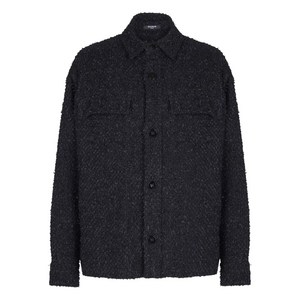 발망 트위드 셔츠 재킷, 블랙계열, Italy 46(KR 100)
