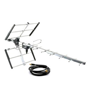 4K TV안테나 지상파안테나 UHD 디지털 공중파 수신기 실내 실외 안테나 DTV+안테나케이블10M