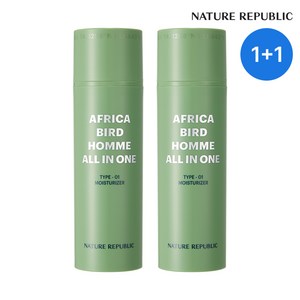 네이처리퍼블릭 아프리카 버드 옴므 올인원 모이스처라이저, 150ml, 2개