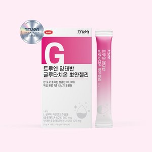 트루엔 양태반 글루타치온 뽀얀젤리 트루엔 뽀얀 젤리스틱, 375g, 2박스