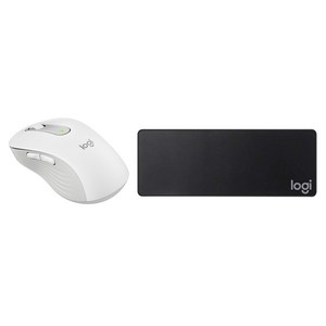 로지텍 시그니처 무선마우스 + 마우스 장패드