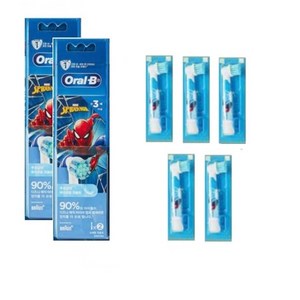(5입) 오랄비 스테이지스 파워 스파이더맨 남아 남자 어린이 리필 칫솔모 EB10 - 5