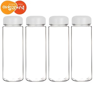 아침과저녁 국내산 마이보틀 트라이탄, 화이트, 500ml, 4개