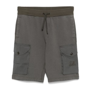 C.P.컴퍼니 사선 플리스 카고 쇼츠