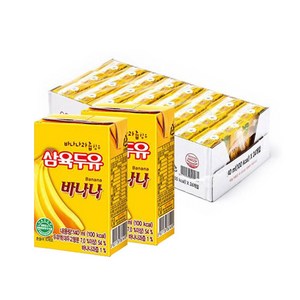 삼육두유 바나나맛 140ml x 48팩, 2박스(48팩)