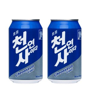 천연사이다, 350ml, 24개