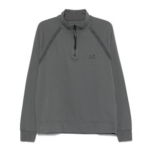C.P.컴퍼니 로고 프린트 스웨트셔츠, 그레이계열, Standard S