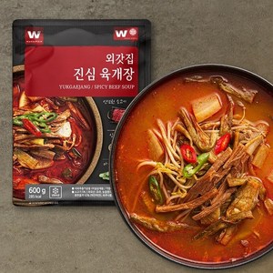 외갓집 얼큰하고 푸짐한 육개장 600g X 5팩, 5개