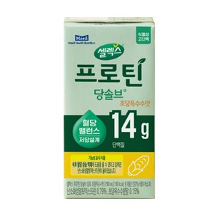 셀렉스 식물성 고단백 프로틴 당솔브 음료 초당옥수수맛, 190ml, 24개