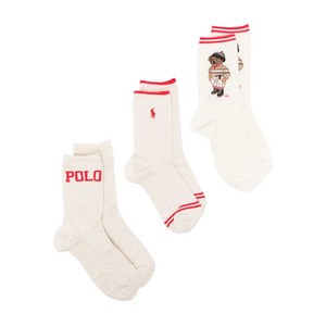 폴로랄프로렌 폴로 베어 인타르시아 양말 3팩 세트