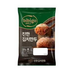 CJ 제일제당 비비고 수제 진한 김치만두 200g, 2개