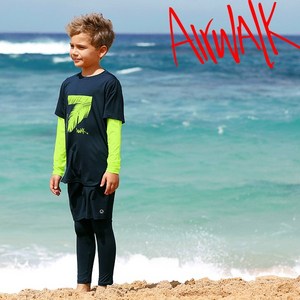 에어워크 서프 아동래쉬가드세트 2피스 YAWe4603 NV+YAWe4403 NV 아동레쉬가드 아동래시가드 아동수영복 아