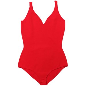 알렉산더맥퀸 V넥 바디수트, 레드계열, Standard M(KR 66)