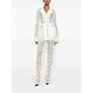 돌체앤가바나 플로럴 레이스 롱 팔라초 팬츠, 화이트계열, Italy 46(KR 77)