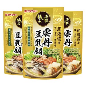 다이쇼 성게알 두유 나베 스트레이트 타입, 750g, 3개