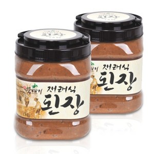 뚝배기 재래식된장 1.8kg 국산콩100% 시골 전통 집 된장맛, 1개