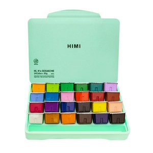 미야 젤리 과슈 수채물감, 24색, 24색 30ml 세트