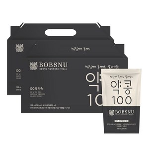 서울대약콩두유 밥스누 껍질째 통째로 갈아넣은 약콩 100 더좋은 무설탕, 190ml, 40개