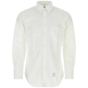 톰 브라운 로고 아플리케 셔츠, 화이트계열, Numeric 1(KR 95)