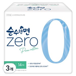 순수한면 제로 생리대 날개형