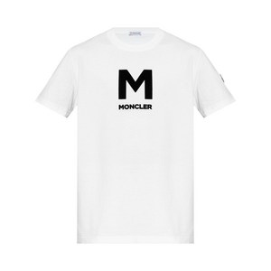 몽클레르 로고 프린트 티셔츠